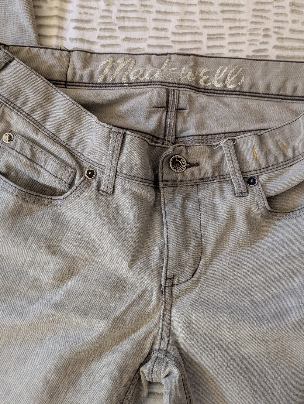 Madewell Light Gray Women's Bootcut Jeans